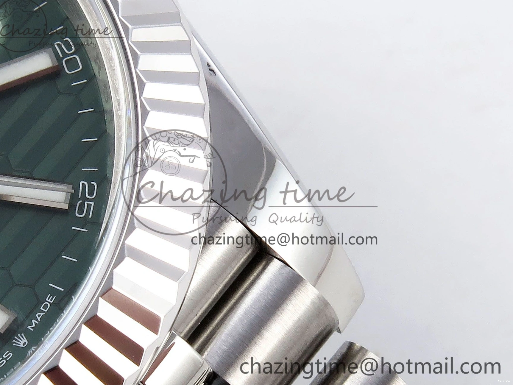 MiroTime 0120 DateJust 41 126334 904L SS VSF 1:1 Best Edition Green Textured Dial on Jubilee Bracelet VS FashionForward 1324